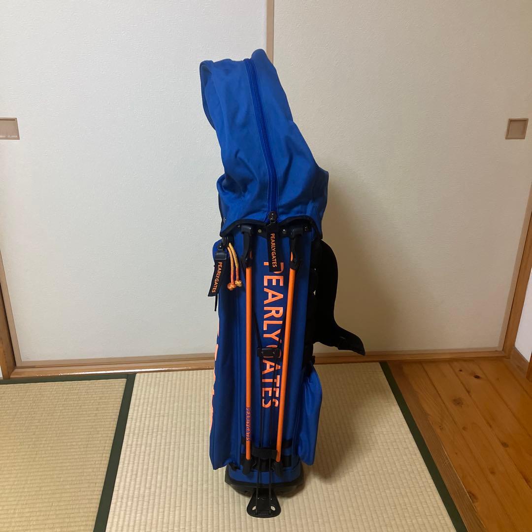 PEARLY GATES スタンド式ゴルフバッグ 青