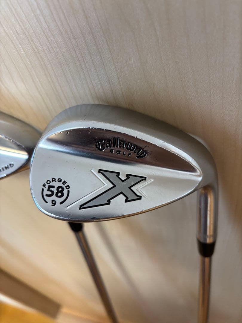 キャロウェイ　ミルキークロム　フォージド　52°58°2本セット