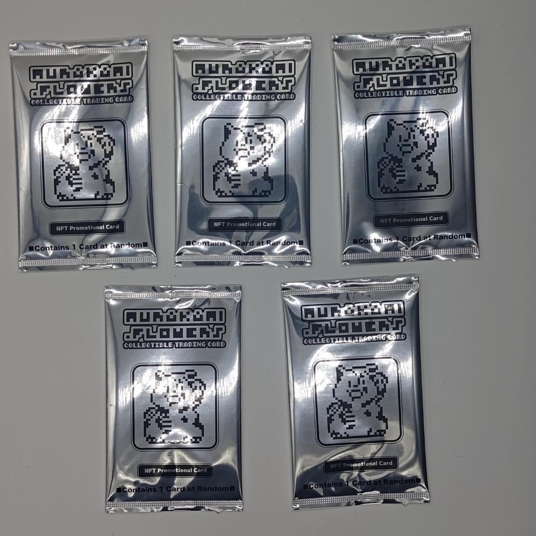 [未開封]108 Flowers Revised NFT限定カード 5枚セット