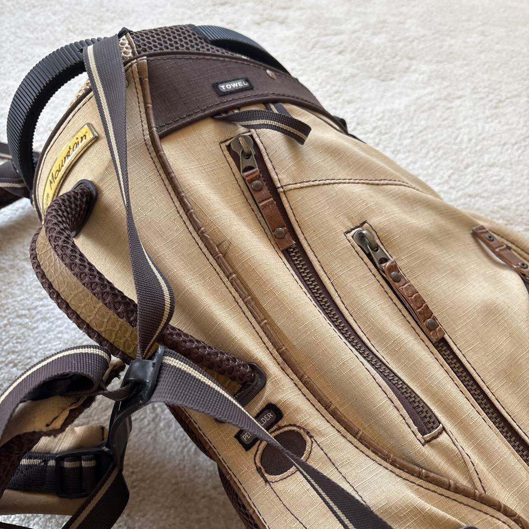 サンマウンテン　SLX キャディバッグ　スタンドバッグ　ベージュ