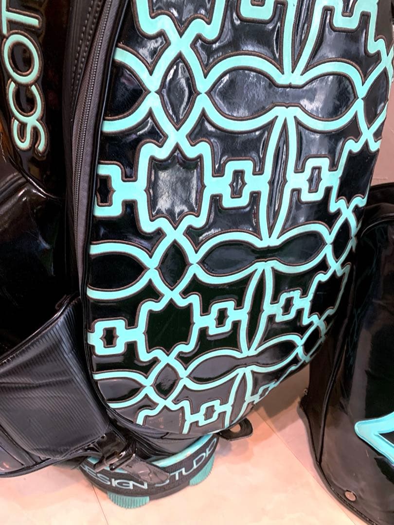 希少　正規品　スコッティキャメロン　ドッグパターン　キャディバッグ　スタッフ