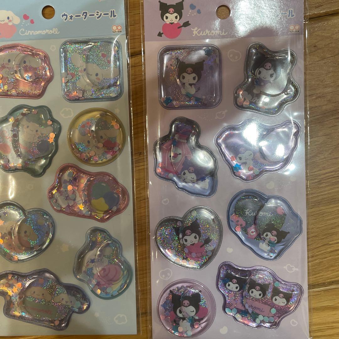 シールまとめ売り　ハローキティ　サンリオ ボンボンドロップシール　4枚セット