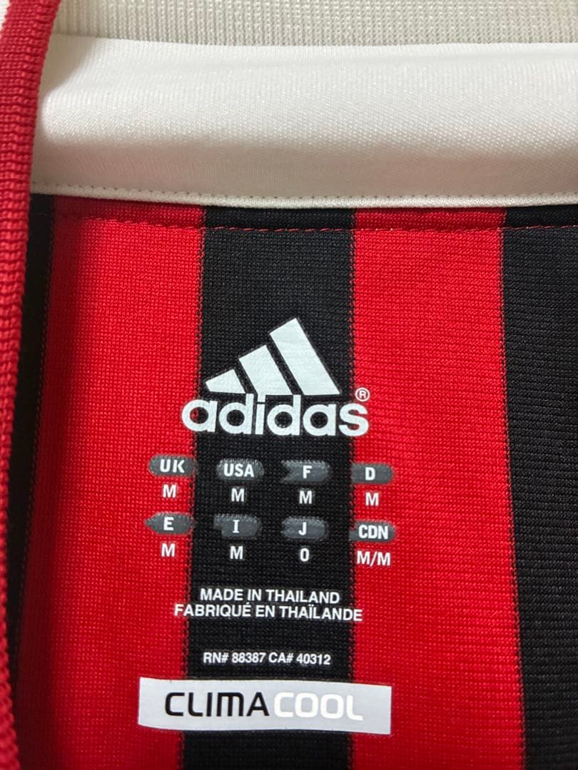 ACミラン adidas シャツ 赤・黒