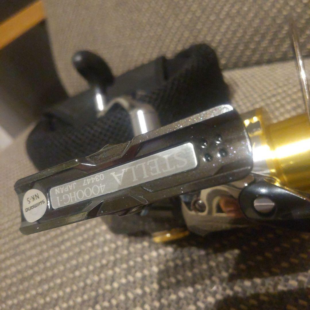 シマノ 14ステラ 4000HG 夢屋ハンドル 訳あり美品