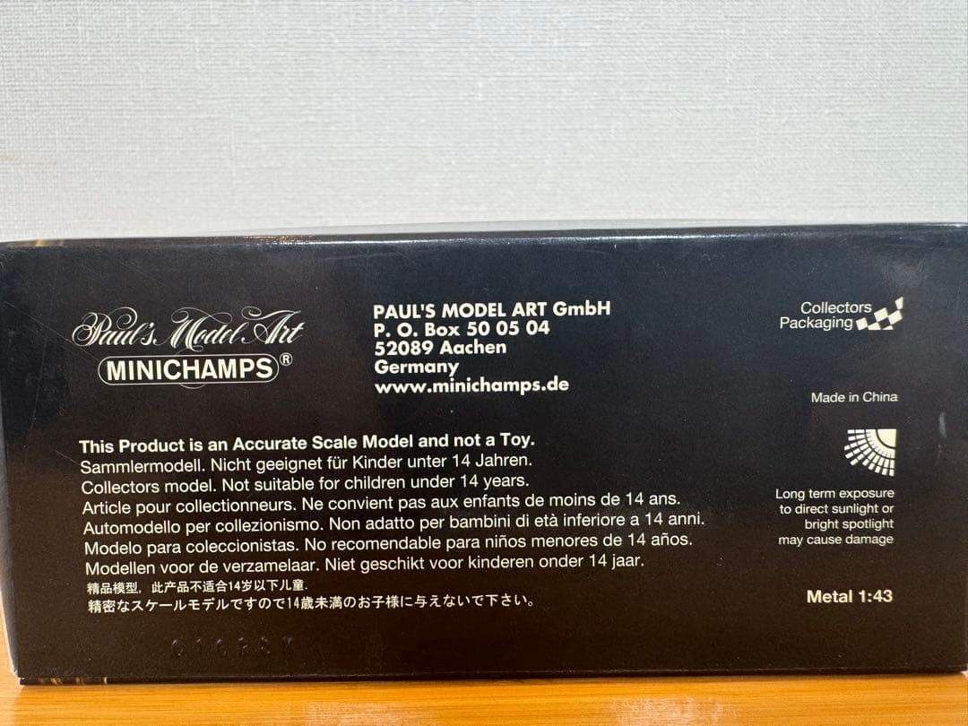 【MINICHAMPS】限定500台 911(997) GT3RS Mobil1