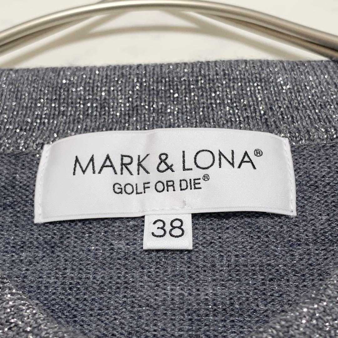【美品】MARK&LONA マークアンドロナ ラメニット セーター ゴルフ