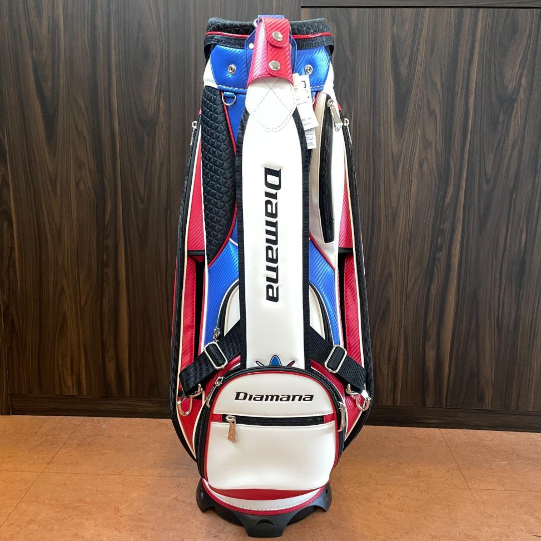 Diamana 20周年記念キャディバッグ/ブラック/トリコカラー