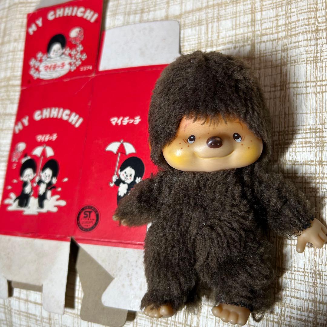 昭和レトロ モンチッチ マイチッチ ゴリラ 箱 当時物 希少