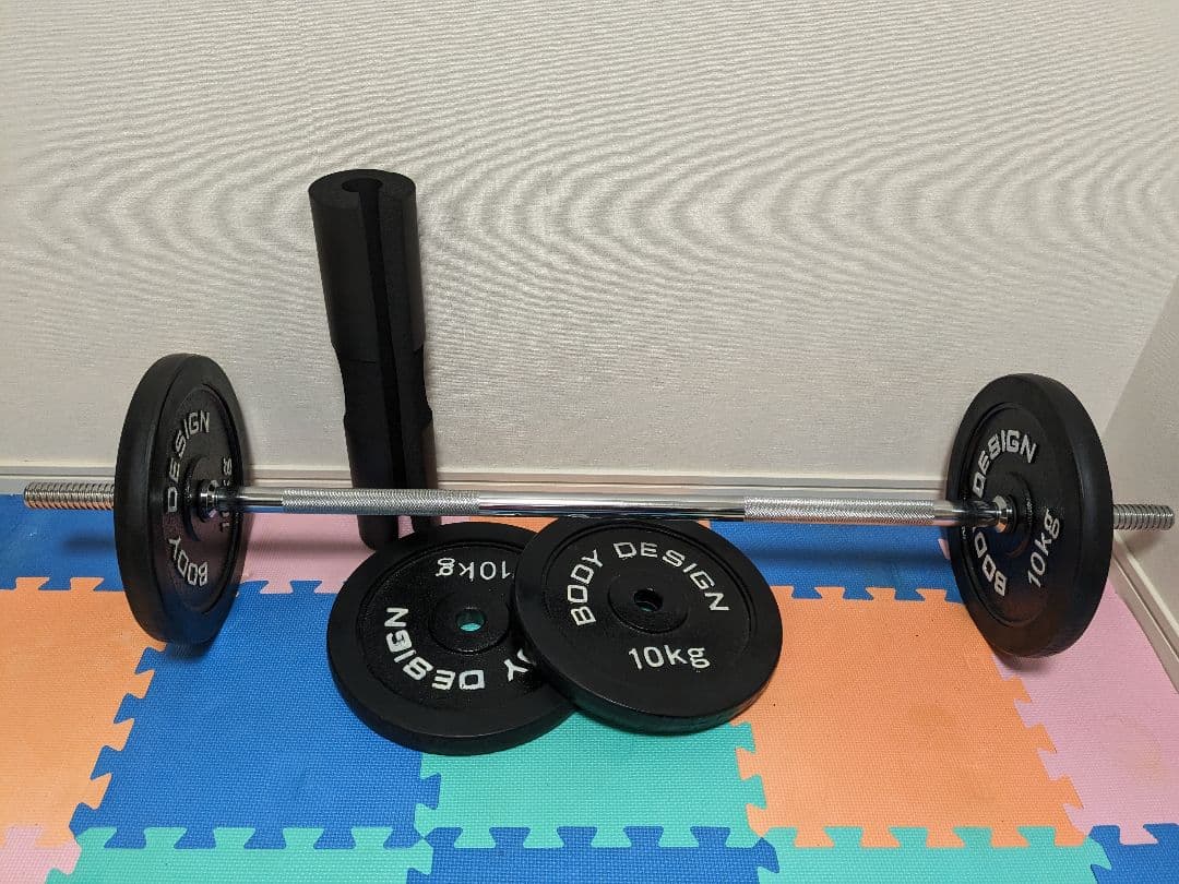 【送料着払/引取】自宅筋トレセット（ダンベル、バーベル、ベンチ）