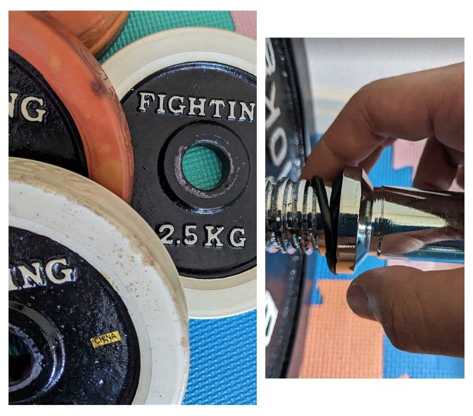 【送料着払/引取】自宅筋トレセット（ダンベル、バーベル、ベンチ）