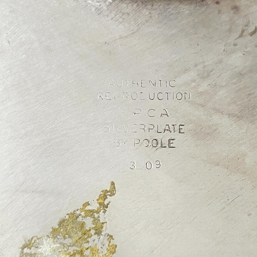 【POOLE】サルヴァ / ギャラリートレー【シルバープレート】31cm