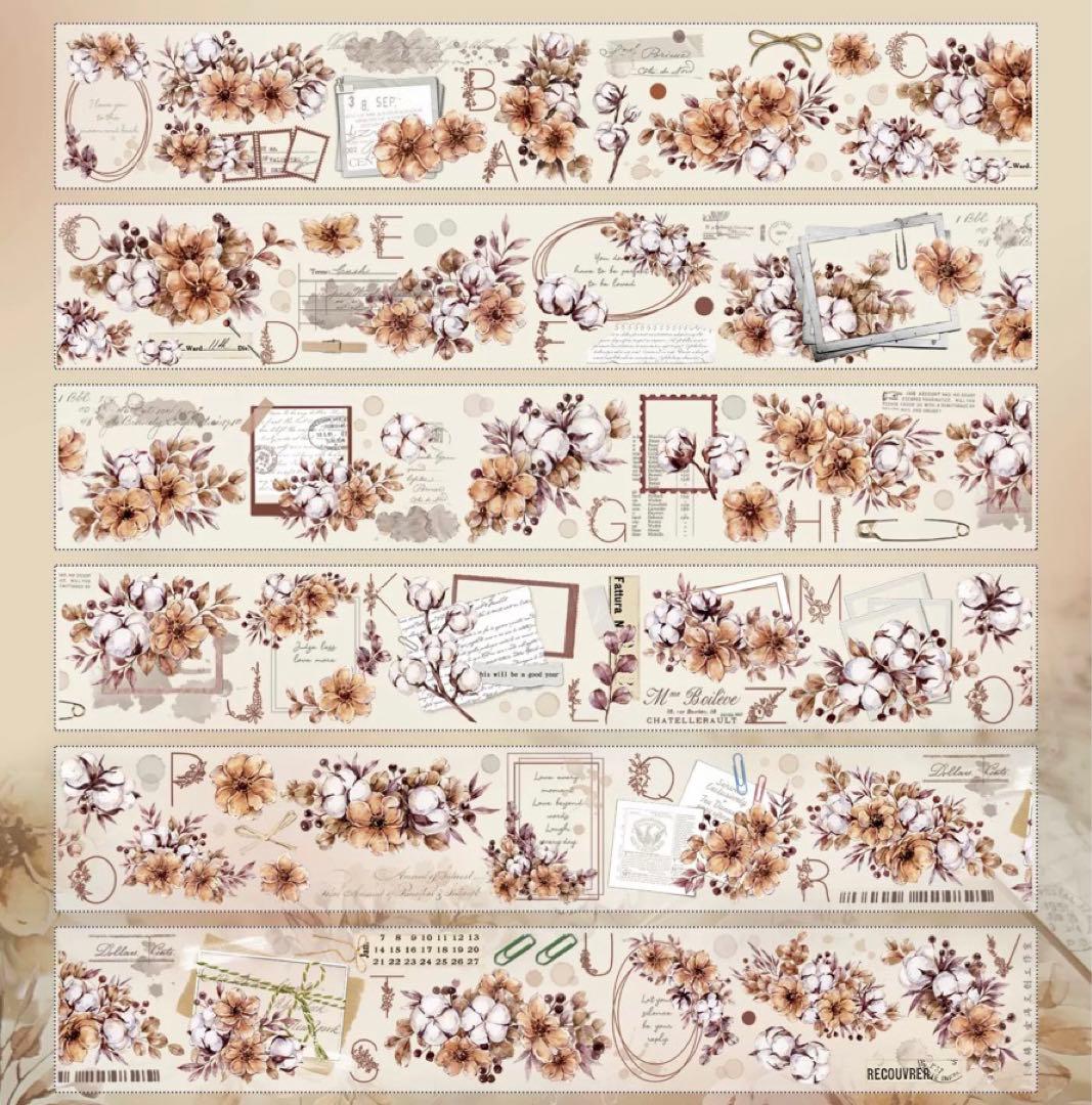 壹洱原创《木棉》海外マスキングテープ　マステ 【1559】