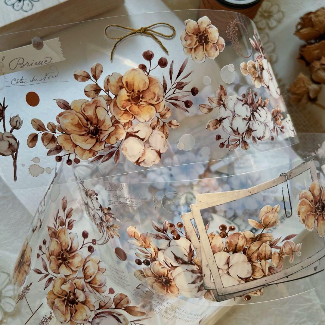 壹洱原创《木棉》海外マスキングテープ　マステ 【1559】