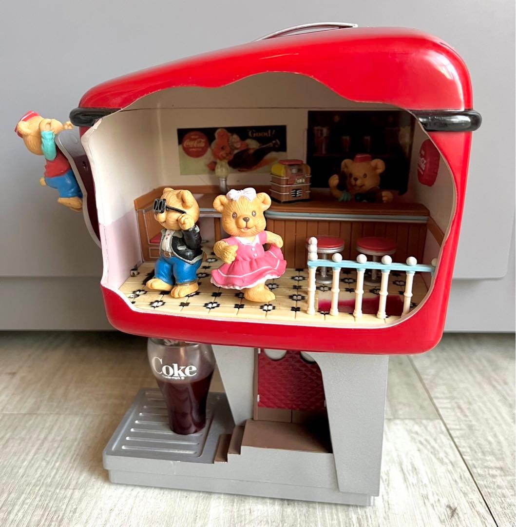 アメリカUSA限定ビンテージコカコーラソーダショップロックンロールオルゴール