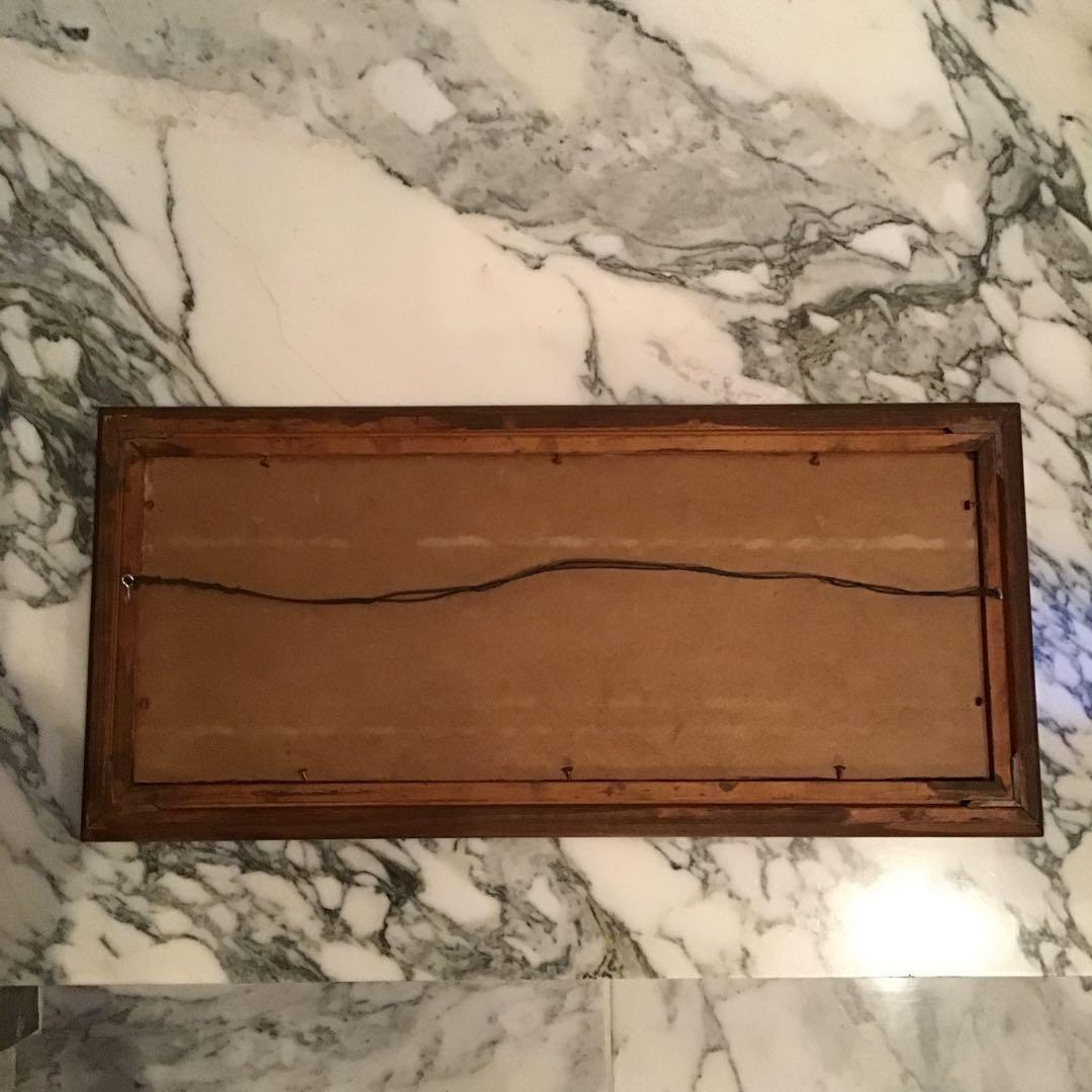 50’sアメリカ モザイクタイル 絵画 額 ビンテージHAWAII