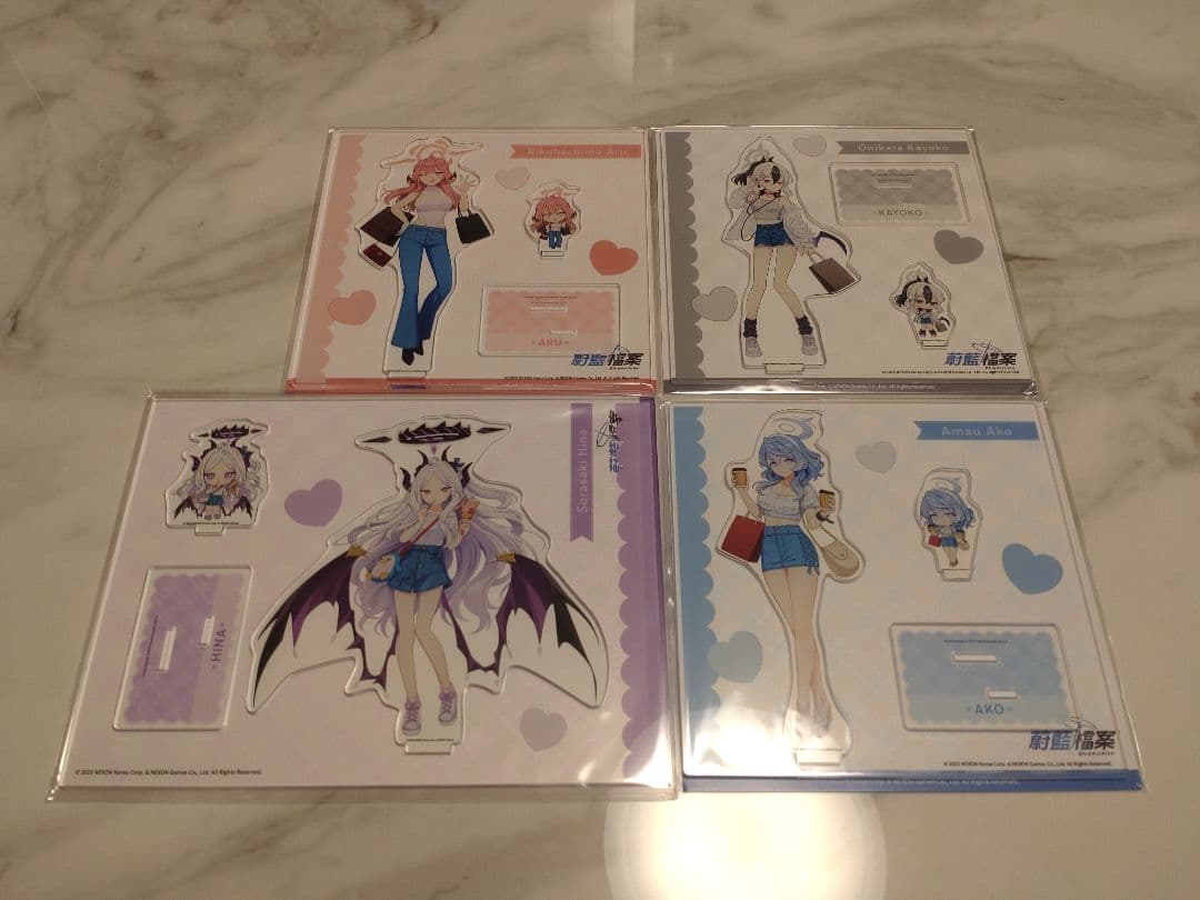 【台湾限定】ブルーアーカイブ 1110【全種】アクリルスタンド