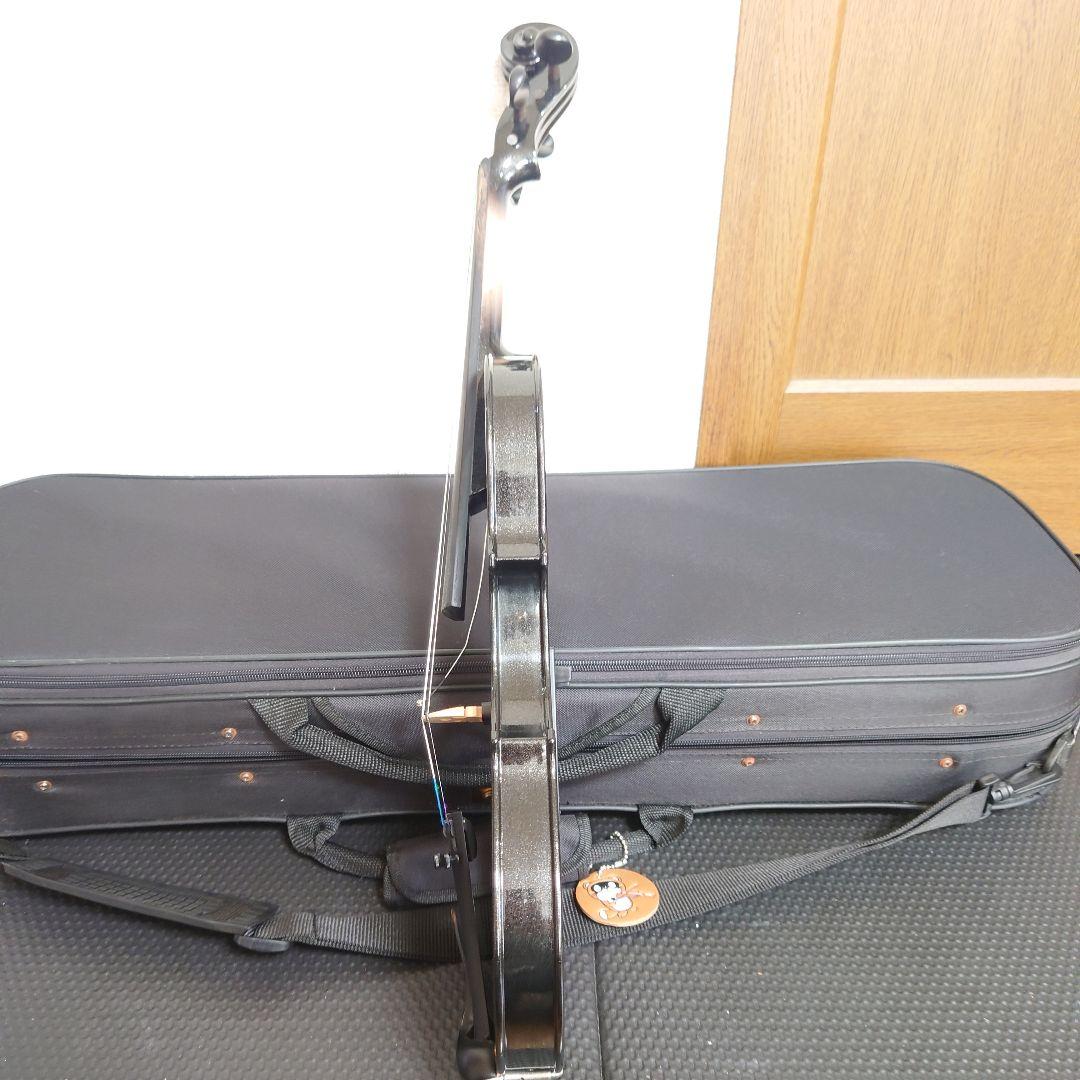 【匿名配送】 Valente EVN-27 エレキバイオリン ブラック