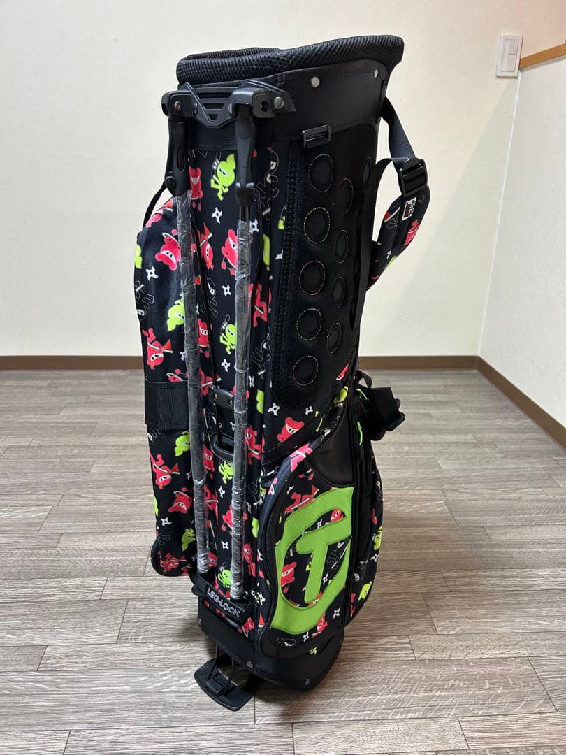 スタンド式キャディバック　『ワサビ戦士』カラーデザイン　パターカバープレゼント付