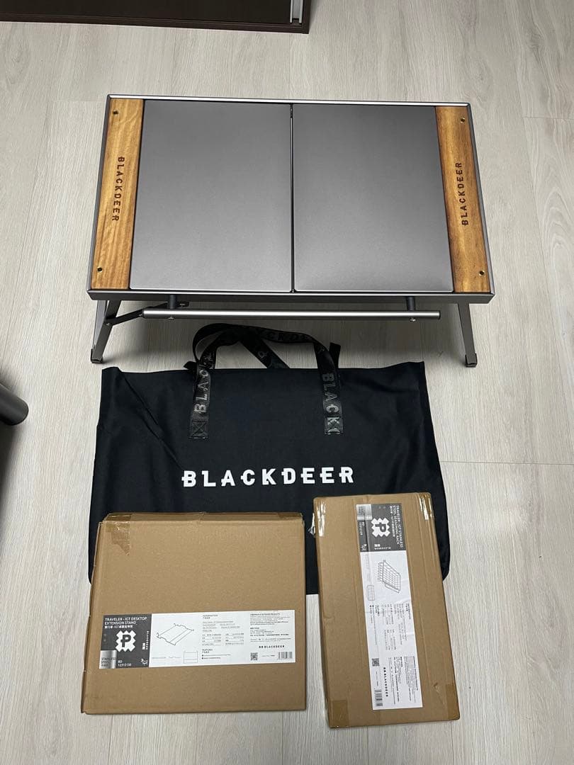 【未使用】BLACKDEER IGTテーブル 水切り 延長ラック 3点セット