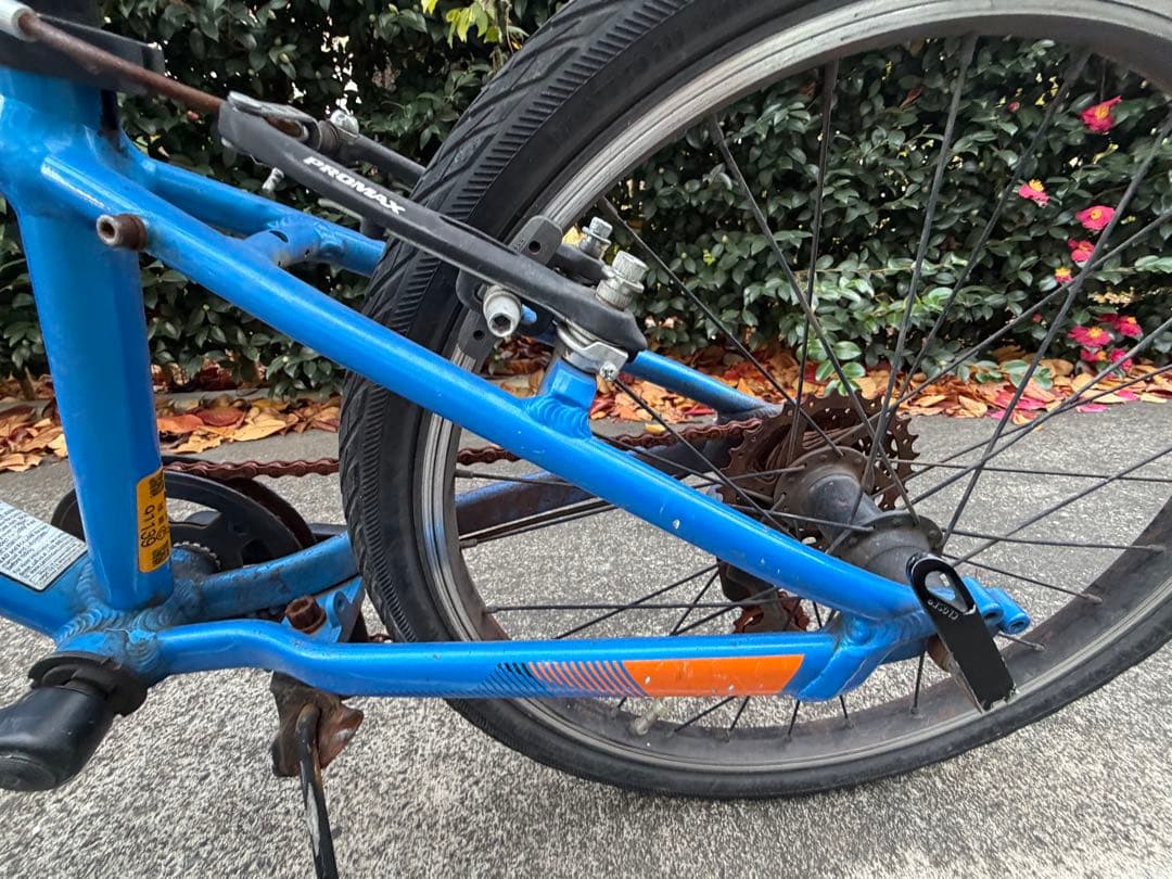 Cannondale 子供用自転車 青 前カゴ付き　キャノンデール　20インチ