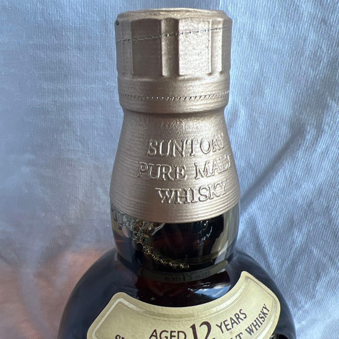 タイムセール 1990年代物 750mlサントリー純モルトウイスキー 12年