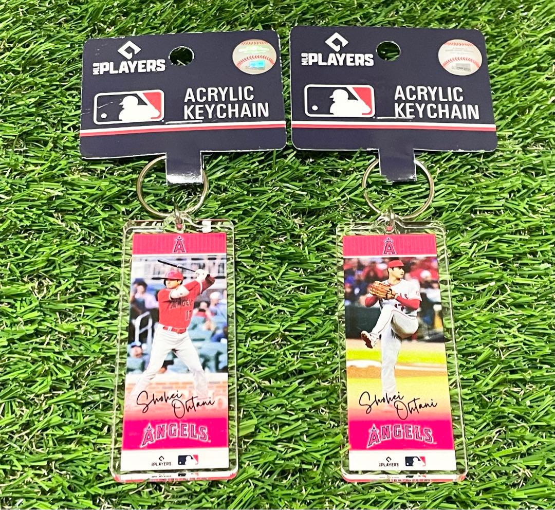 【販売終了品】大谷翔平　エンゼルス　二刀流　キーホルダー2種　スタジアム限定新品
