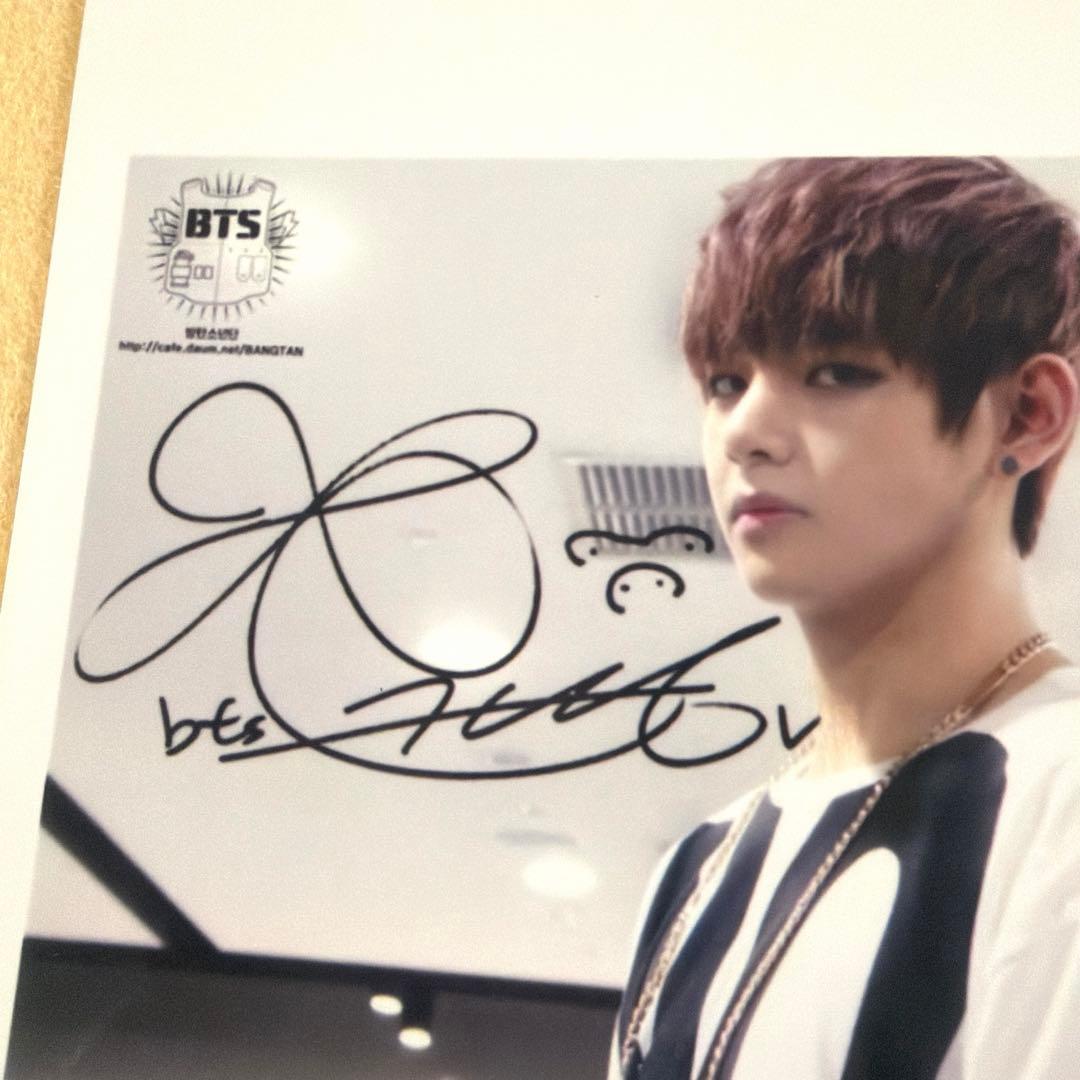 BTS 防弾少年団 ペンカフェ フォト 生写真 テテ テヒョン