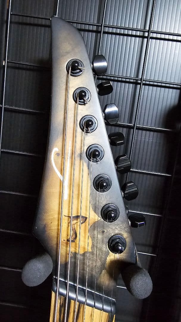 ギター Legator Ninja N7FOD Jupiter Buckeye Burl