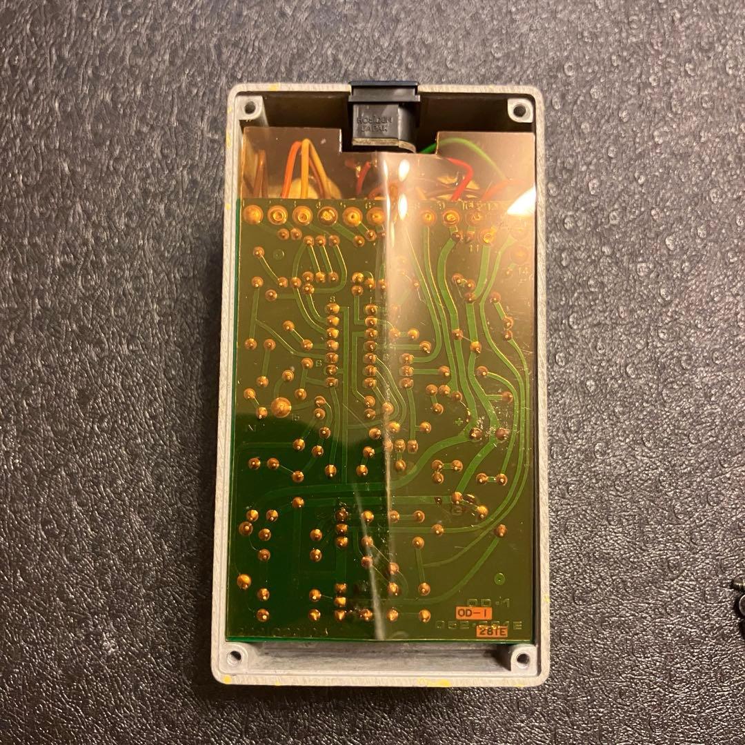 BOSS OD-1 オーバードライブ 黒ラベル 1983年製 JRCオペアンプ