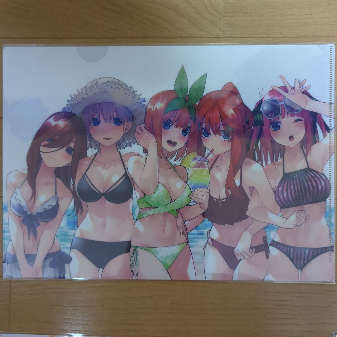 送料無料★★ごとよめ/5枚組記念品A4クリアファイル/コレクター品/五等分の花嫁