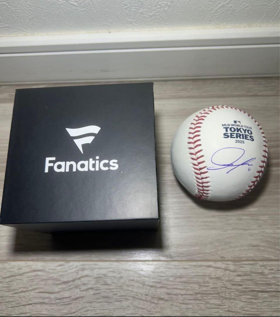 MLB TOKYO SERIES 2025 サイン入り公式野球　佐々木朗希