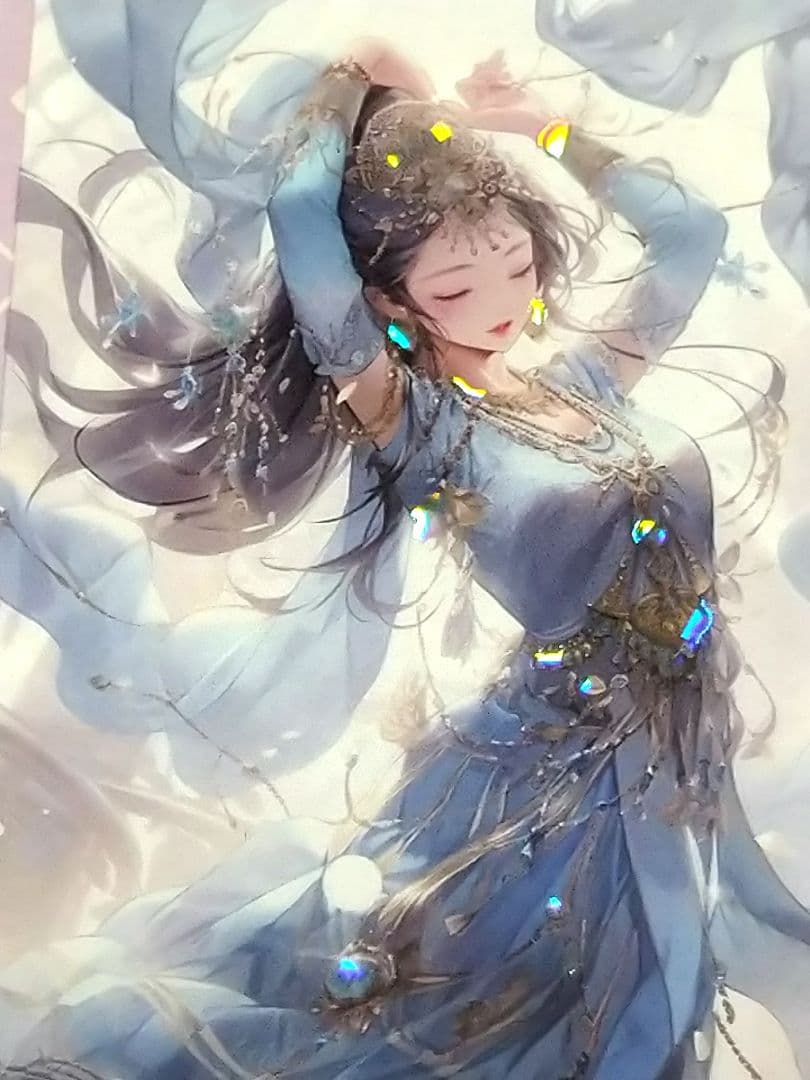 のこり１✩廃盤品✩J869＃漫舞轻纱(贝壳光)切り売り海外人物女の子AIマステ