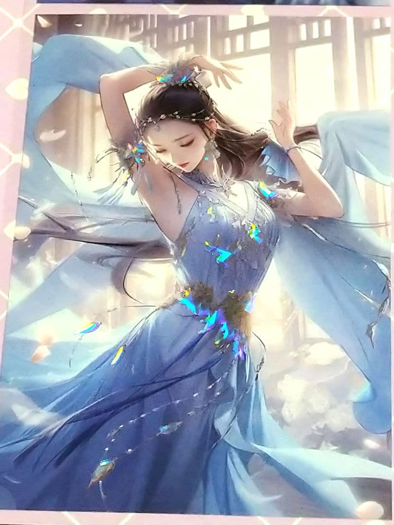 のこり１✩廃盤品✩J869＃漫舞轻纱(贝壳光)切り売り海外人物女の子AIマステ