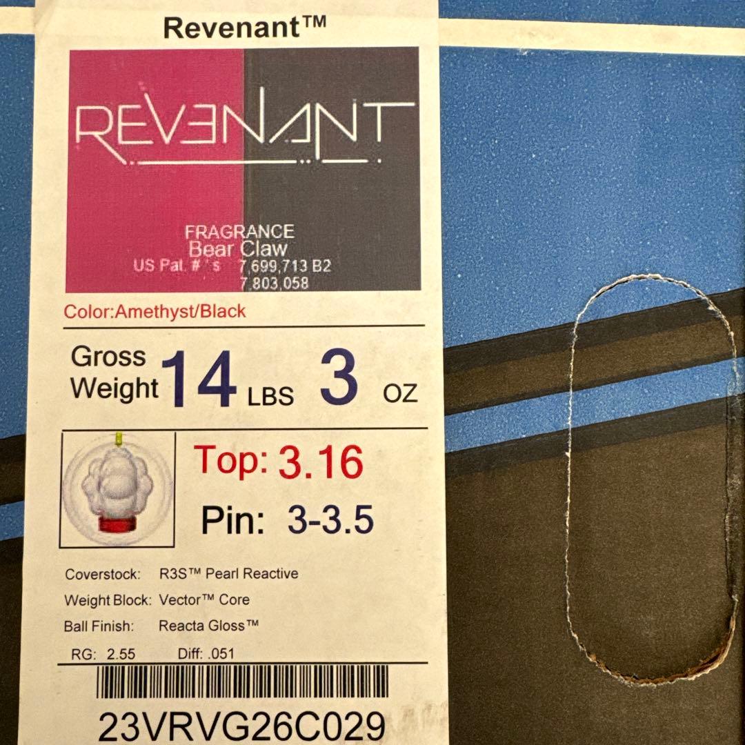 レヴェナント REVENANT 14ポンド 中古美品 箱有 ストーム レバナント