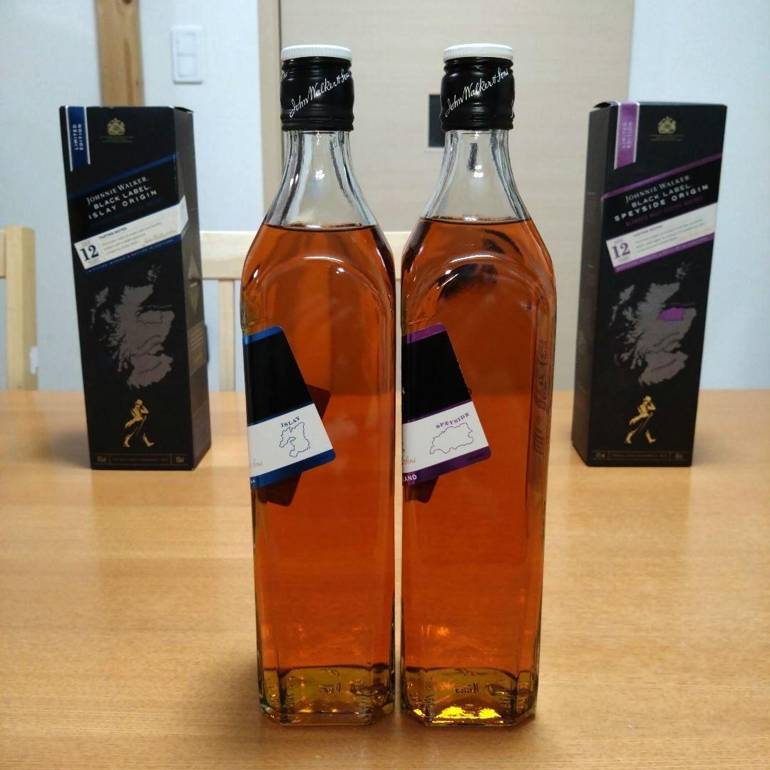 ◆ジョニーウォーカーブラックラベル12年◆アイラオリジン◆スペイサイドオリジン