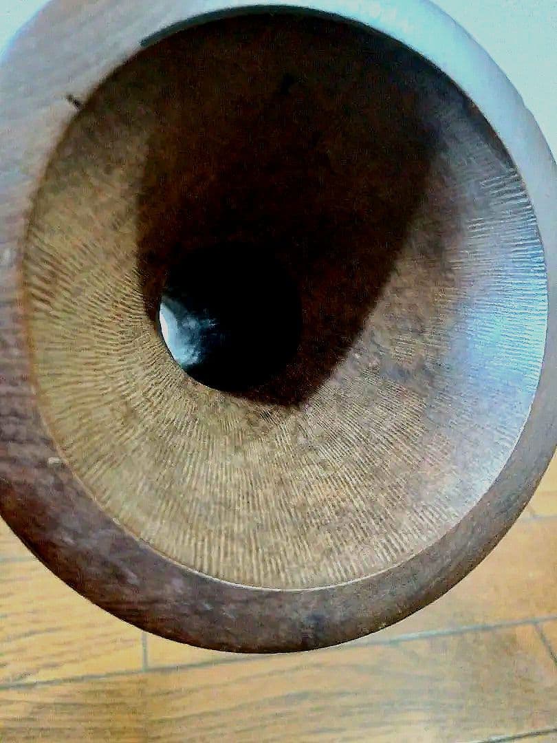 和楽器 小鼓胴 唐草蒔絵