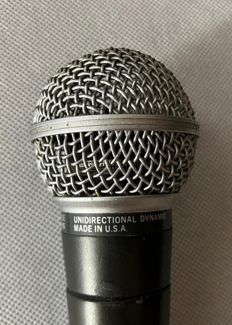 【Vintage】SHURE SM58 USA製 ポルシェロゴ（ケース付き）