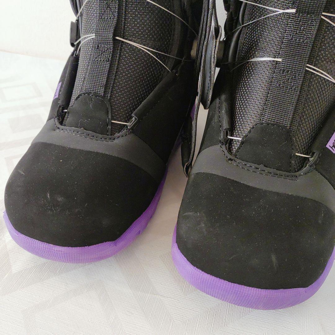 【美品】　HEAD two BOA 25㎝　スノーボードブーツ　レディース