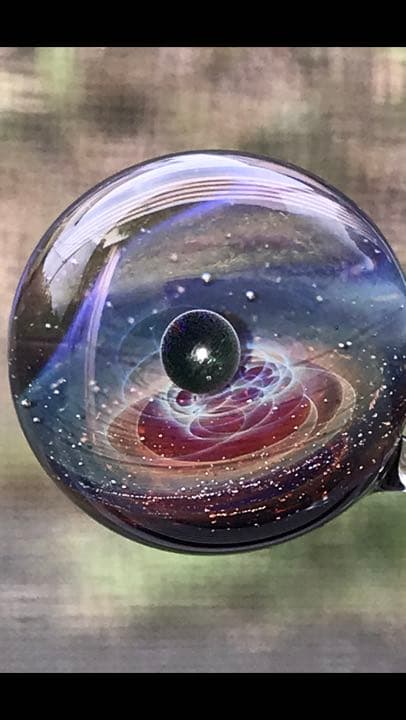 【再値下げ!【抽選新品】宇宙ガラス +α 赤系ブラックオパール 正規品 戸水賢志