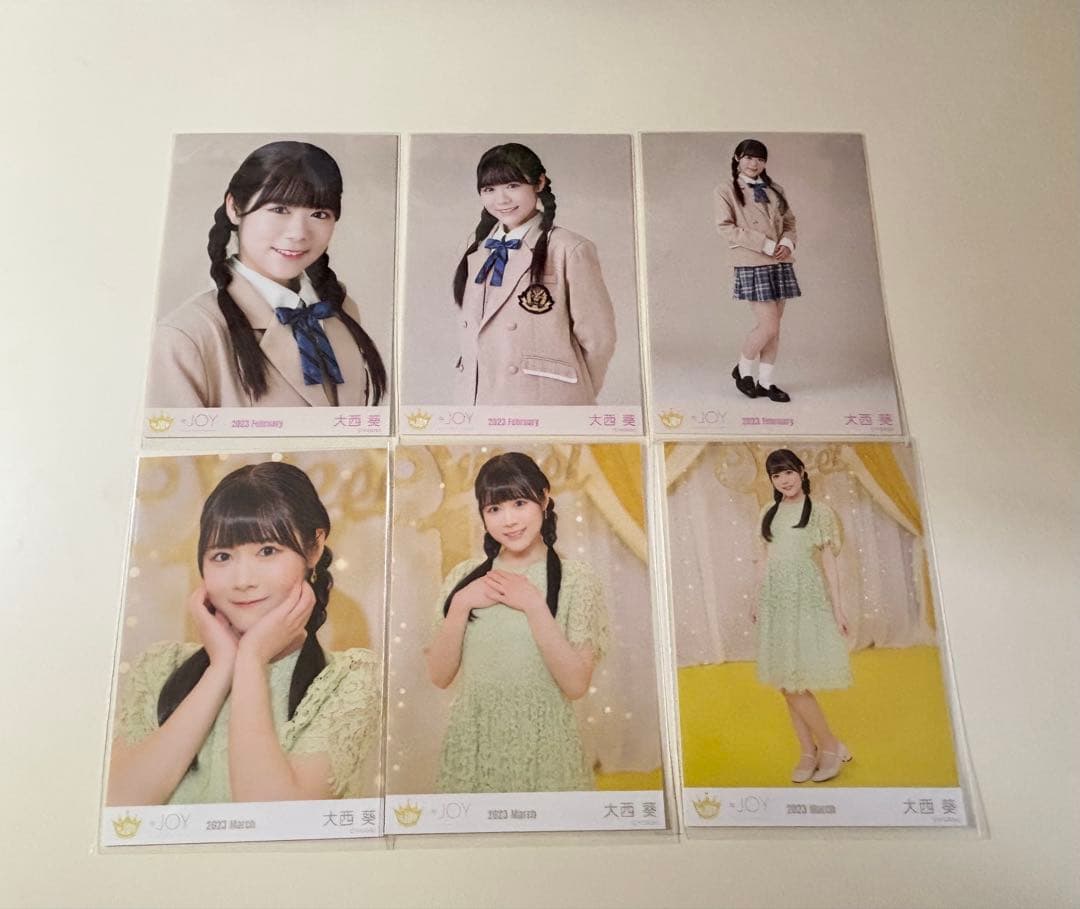 【即購入◎】≒JOY ニアジョイ 大西葵 生写真 22コンプ まとめ売り