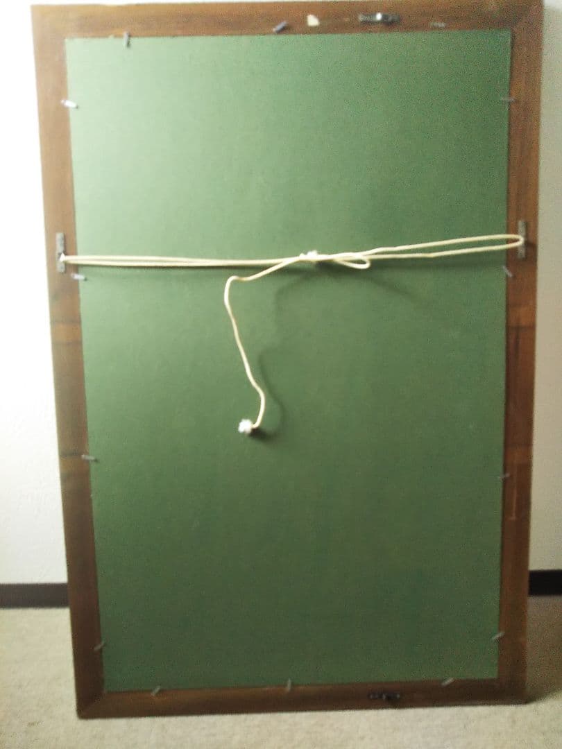 佐藤勝彦 菩薩【信遊悠 】仏 仏画 墨彩画 印有 額サイズ107x73cm 真作