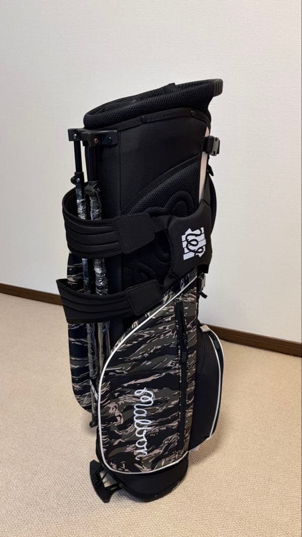 マルボンゴルフ　Malbon キャディバッグ　カモ柄