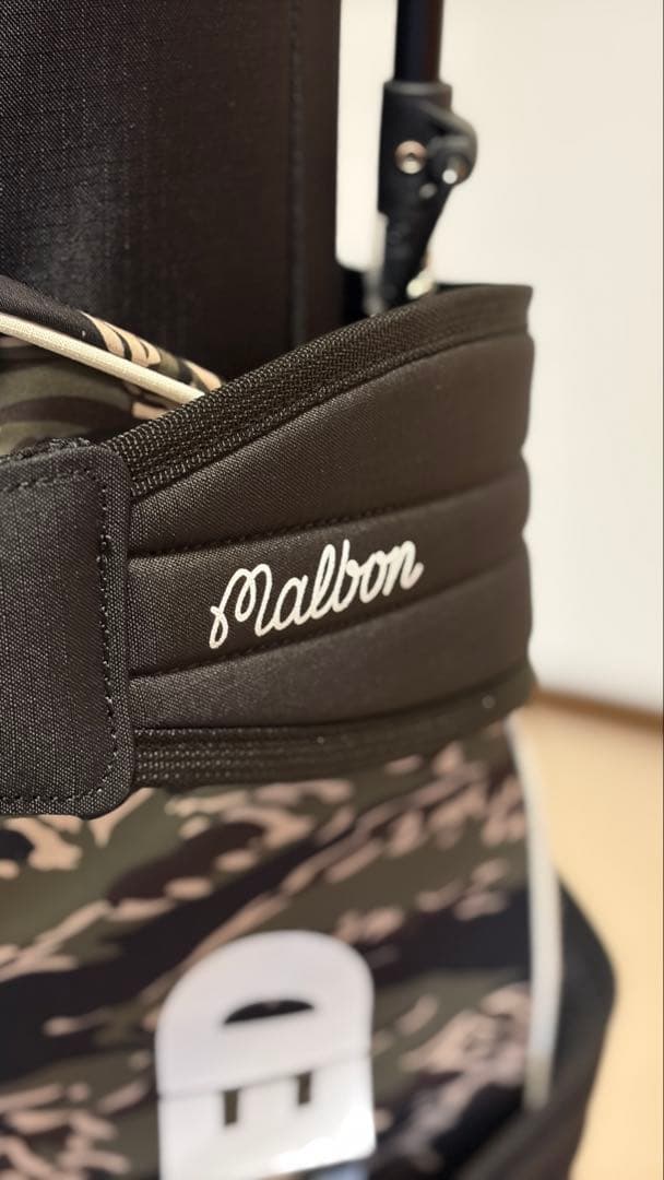 マルボンゴルフ　Malbon キャディバッグ　カモ柄