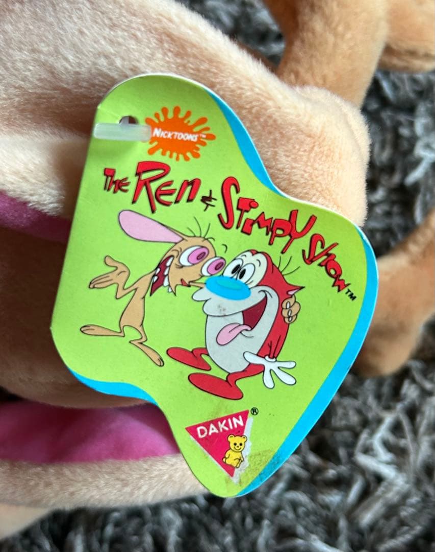 92年製レン&スティンピー ぬいぐるみセット① クリスマスバージョン