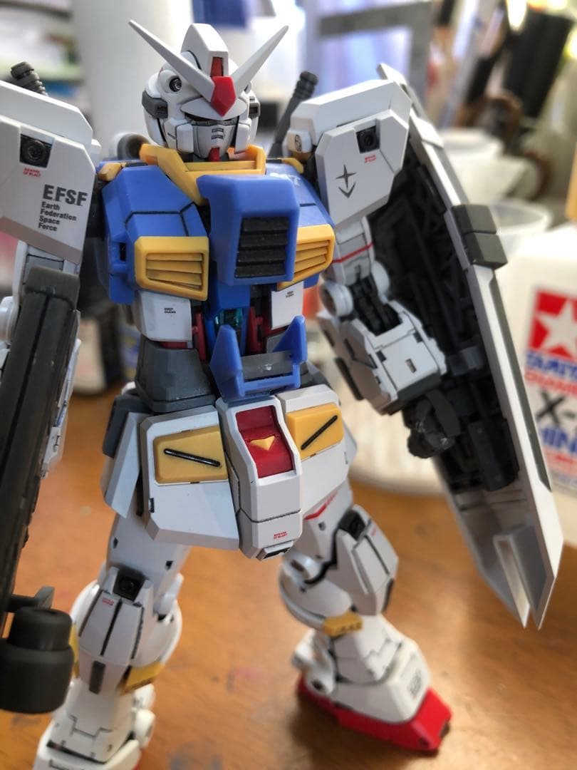 海外製プラモデル　1/144改造パーツ使用　ガンダム7号機