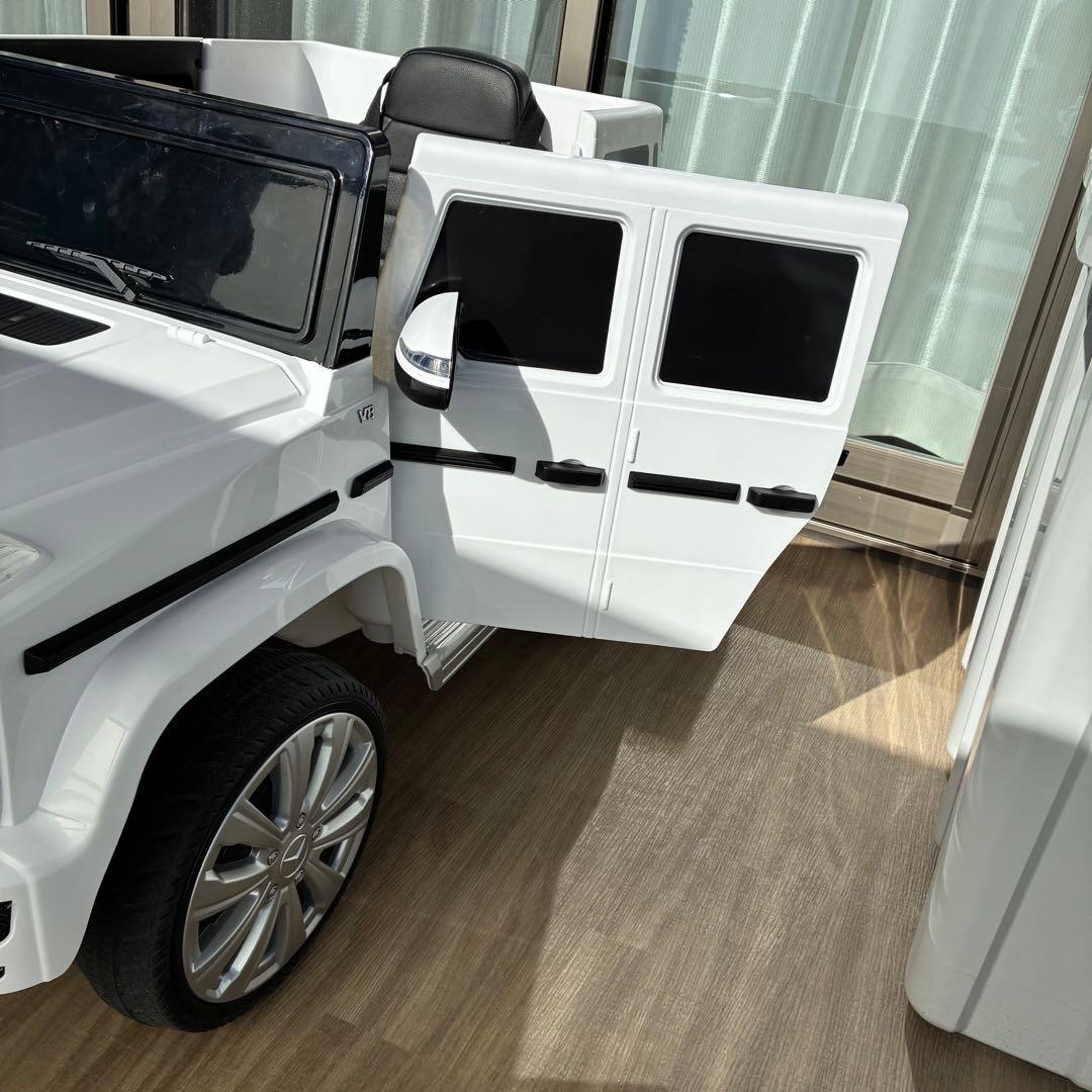 電動乗用ラジコン メルセデス ベンツ G500 Gクラス ゲレンデ ホワイト