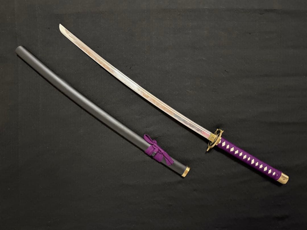 刀　かたな　剣　軽い　樋入り　印鎺　黒鞘　長尺　模造刀　模擬刀　舞踊　大衆演劇