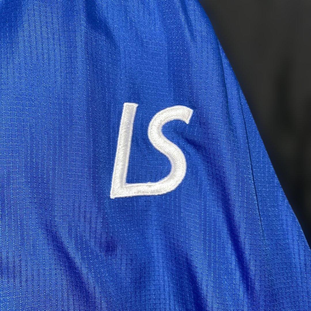 ルースイソンブラ　中綿　ジャケット　裏起毛　帽子付き　黒青　S