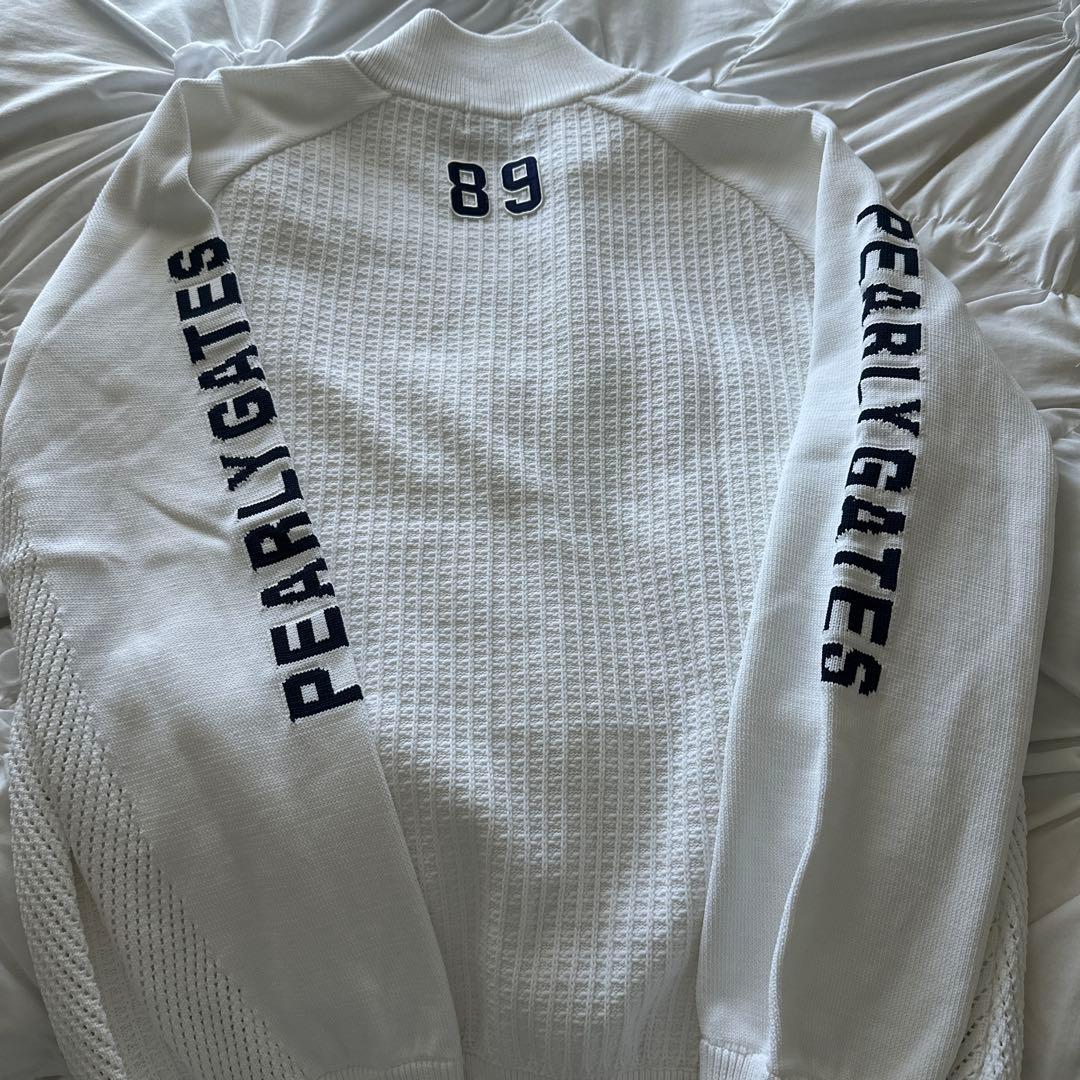 美品❣️PEARLY GATES ホワイト ジップアップジャケット ＸＬサイズ