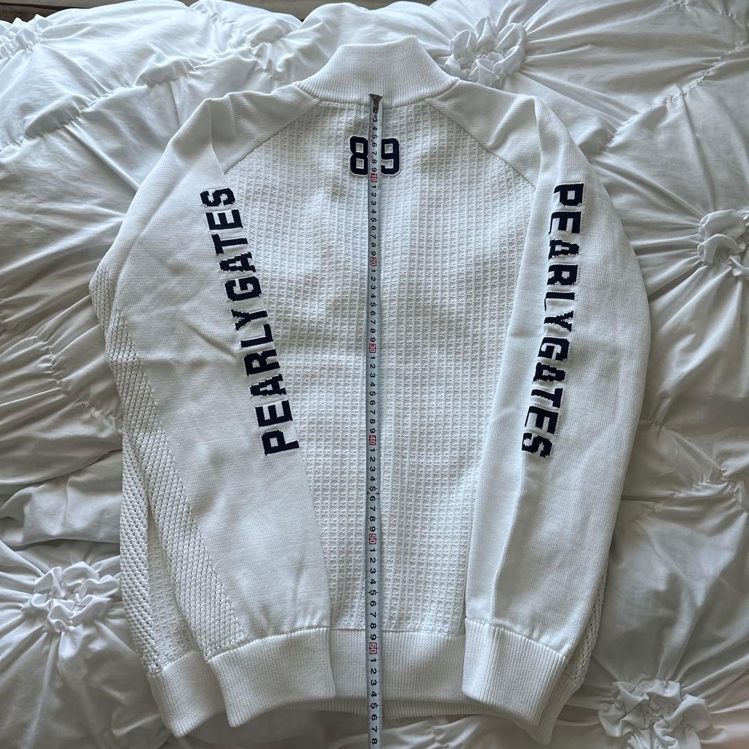 美品❣️PEARLY GATES ホワイト ジップアップジャケット ＸＬサイズ